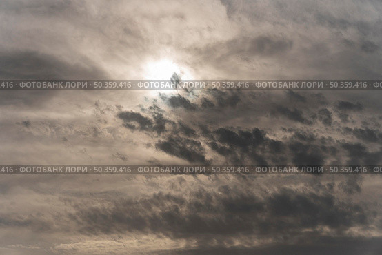 blue sky with rainy clouds. Стоковое фото, агентство Ingram Publishing / Фотобанк Лори