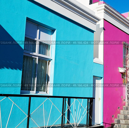 blur in south africa cape town    bo kaap architecture   like   texture background. Стоковое фото, агентство Ingram Publishing / Фотобанк Лори