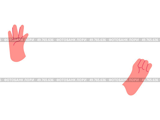 Body part hands vector illustration. Learning about body parts enhances awareness individual health needs and conditions The anatomical position is fundamental reference point in medical examinations. Body part. Understanding anatomical position is crucial for medical practitioners. Стоковая иллюстрация, агентство Ingram Publishing / Фотобанк Лори