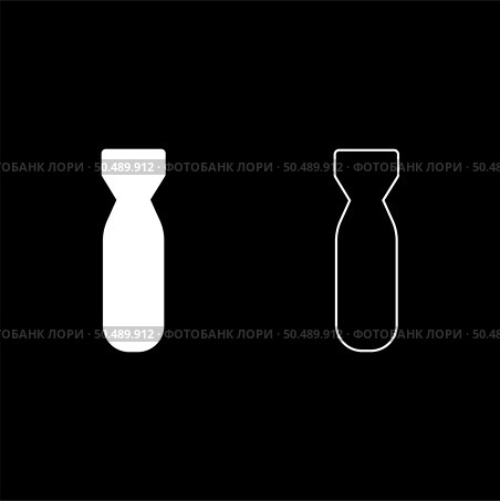 Bomb air set icon white color vector illustration image simple solid fill outline contour line thin flat style. Bomb air set icon white color vector illustration image solid fill outline contour line thin flat style. Стоковая иллюстрация, агентство Ingram Publishing / Фотобанк Лори