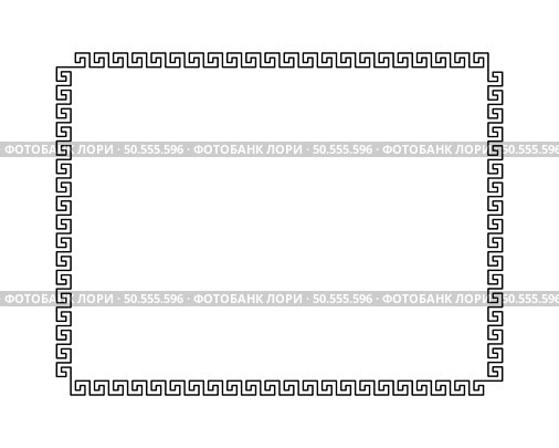 Border ornament. Proportion 4x3. Vector illustration. Стоковая иллюстрация, агентство Ingram Publishing / Фотобанк Лори