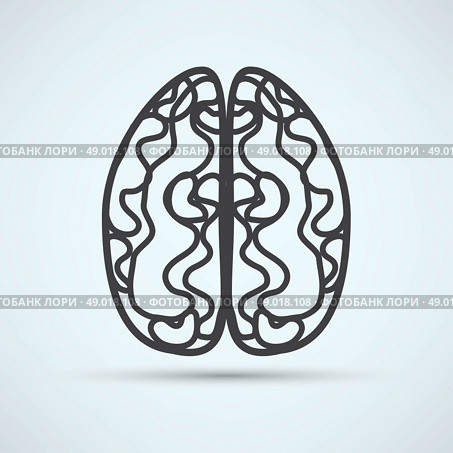 brain icon. Стоковая иллюстрация, агентство Ingram Publishing / Фотобанк Лори