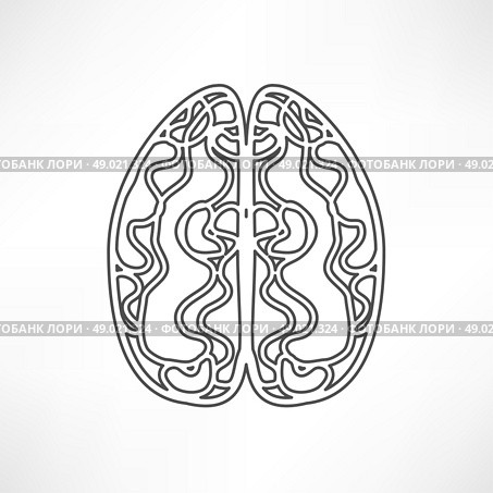 brain icon. Стоковая иллюстрация, агентство Ingram Publishing / Фотобанк Лори