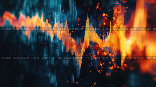 breakout melting stock chart ai generated. Стоковое AI-изображение, AI-художник Vectorwin / Фотобанк Лори