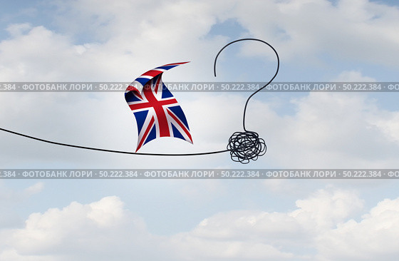 British political uncertainty due to a confused path for a brexit deal in a 3D illustration style. Стоковое фото, агентство Ingram Publishing / Фотобанк Лори
