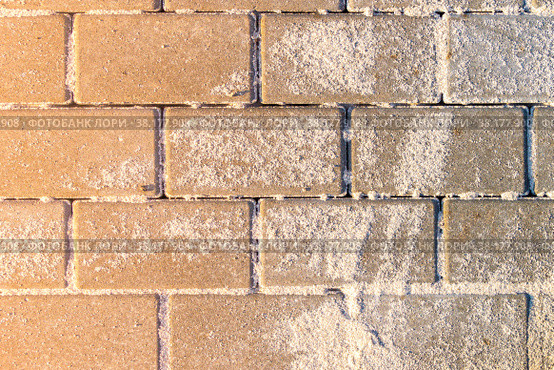 Brown color gradient on the texture of paving slabs covered with sand. Стоковое фото, фотограф Дмитрий Коростылев / Фотобанк Лори
