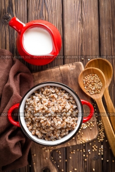 buckwheat porridge. Стоковое фото, агентство Ingram Publishing / Фотобанк Лори