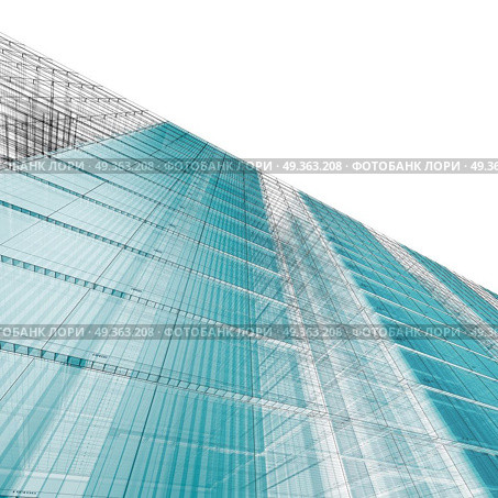 Building project 3d rendering. Building project. Architecture design and 3d rendering model my own. Building project 3d rendering. Стоковое фото, агентство Ingram Publishing / Фотобанк Лори