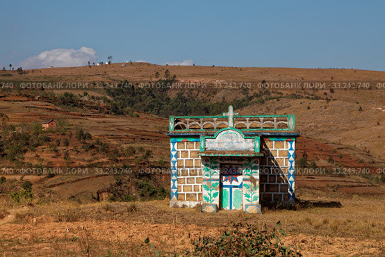 burial site on madagascar. Стоковое фото, фотограф Willy Brüchle / PantherMedia / Фотобанк Лори