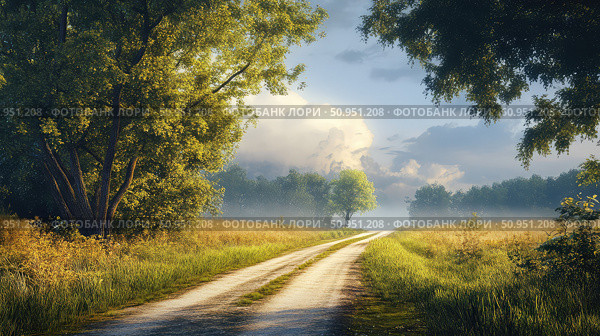 bypass side road ai generated. Стоковое AI-изображение, AI-художник Vectorwin / Фотобанк Лори