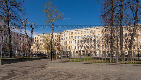 Бывшее Московское городское Мещанское училище. МИСИС. Стоковое фото, фотограф Владимир Чинин / Фотобанк Лори
