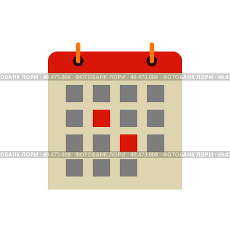 Calendar dates and days isolated icon vector. Pages on binder, highlighted events and upcoming meeting, appointments. Reminder of time, schedule timetable. Calendar Dates and Days Icon Vector Illustration. Стоковая иллюстрация, агентство Ingram Publishing / Фотобанк Лори