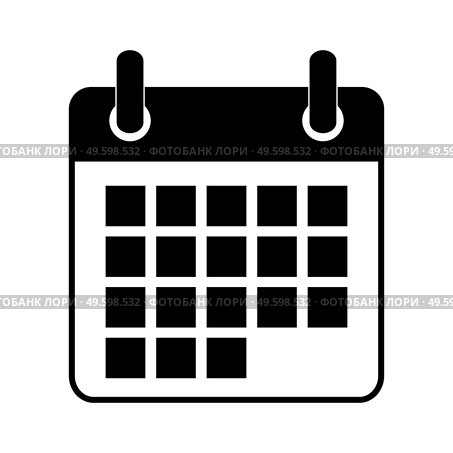 Calendar Icon. Concept of Schedule, appointment Vector Illustration. Calendar Icon. Concept of Schedule, appointment. Vector Illustration EPS10. Стоковая иллюстрация, агентство Ingram Publishing / Фотобанк Лори