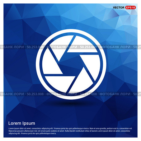 Camera Lens Icon. Стоковая иллюстрация, агентство Ingram Publishing / Фотобанк Лори