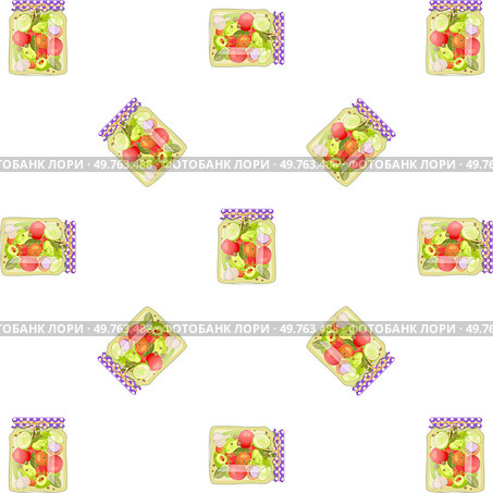 Canning vector illustration. Food storage, haven for conserving homemade culinary treasures Seasoning, secret ingredient in preserving food, making each jar flavor masterpiece The pantry, repository. Canning. Conserved wonders in jars, pantrys pride and tribute to preservation. Стоковая иллюстрация, агентство Ingram Publishing / Фотобанк Лори