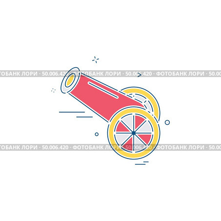 Cannon icon design vector. Стоковая иллюстрация, агентство Ingram Publishing / Фотобанк Лори