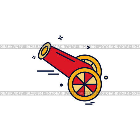 Cannon icon design vector. Стоковая иллюстрация, агентство Ingram Publishing / Фотобанк Лори
