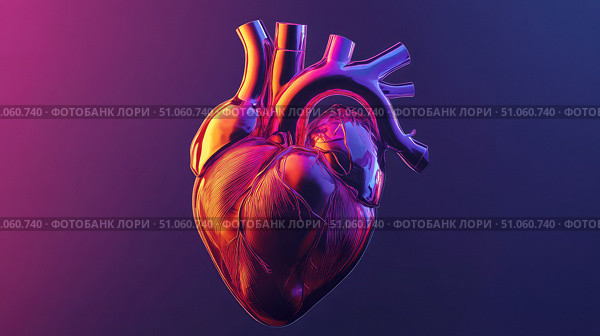 cardiology disassembling human heart ai generated. Стоковое AI-изображение, AI-художник Vectorwin / Фотобанк Лори