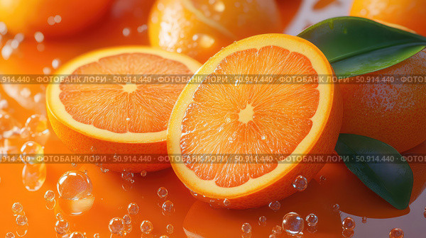 carotenoids orange science ai generated. Стоковое AI-изображение, AI-художник Vectorwin / Фотобанк Лори