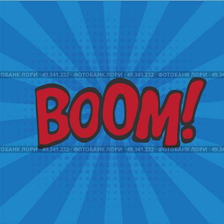 Cartoon comics boom. Стоковая иллюстрация, агентство Ingram Publishing / Фотобанк Лори