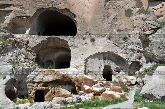 Cave city Vardzia. Georgia (2013 год). Стоковое фото, фотограф Евгений Суворов / Фотобанк Лори