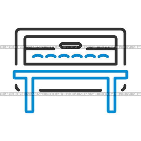 Chafing Dish Icon. Editable Bold Outline With Color Fill Design. Vector Illustration. Стоковая иллюстрация, агентство Ingram Publishing / Фотобанк Лори