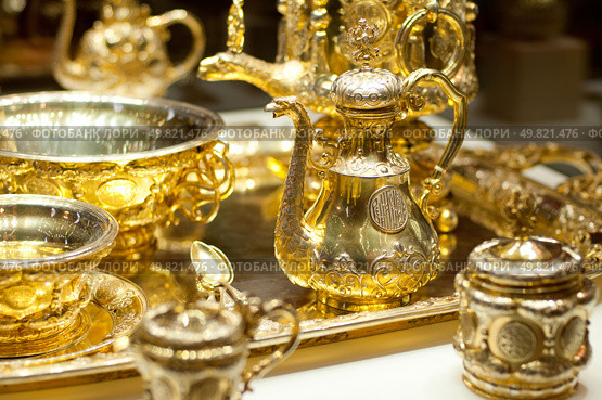 Чайно-кофейный сервиз Tea and coffee service (2017 год). Редакционное фото, фотограф Чехов Дмитрий Валерьевич / Фотобанк Лори