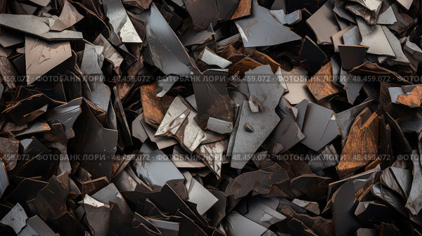 chaos rough metal ai generated. Стоковое AI-изображение, AI-художник Vectorwin / Фотобанк Лори