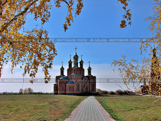Chapel in Achair monastery, Omsk region, Siberia, Russia (2012 год). Стоковое фото, фотограф Александр Карпенко / Фотобанк Лори