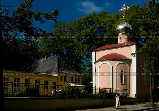 Часовня. Калининград (2006 год). Редакционное фото, фотограф Дмитрий Доможиров / Фотобанк Лори