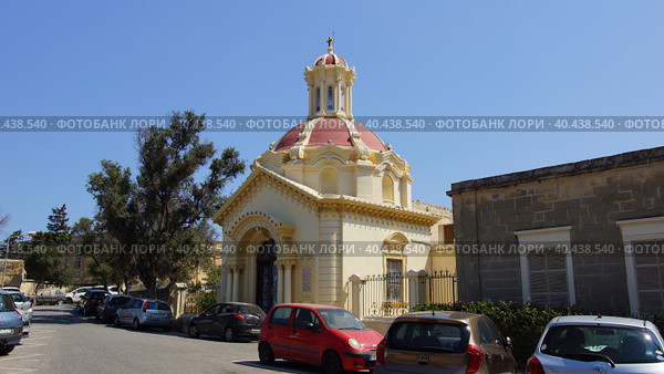 Часовня Мадонны Лурдской в Флориане. Валлетта. Мальта. (Chapel of the Madonna of Lourdes in Floriana. Valletta. Malta.) (2018 год). Редакционное фото, фотограф Igor Bakirov / Фотобанк Лори