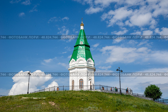 Часовня Параскевы Пятницы в Красноярске (2015 год). Редакционное фото, фотограф Сергей Веселовский / Фотобанк Лори