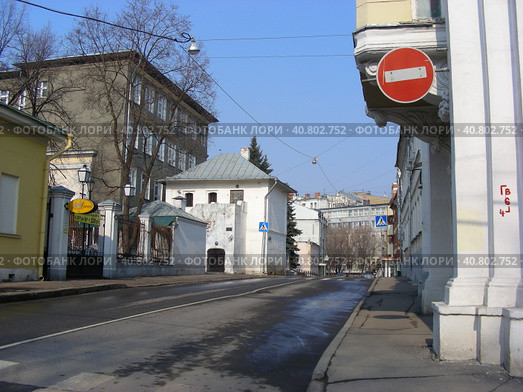Чертольский переулок. Район Хамовники. Город Москва (2011 год). Редакционное фото, фотограф lana1501 / Фотобанк Лори
