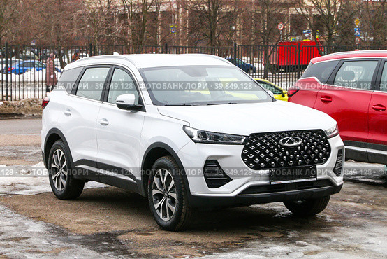 Chery Tiggo 7 Pro (2023 год). Редакционное фото, фотограф Art Konovalov / Фотобанк Лори