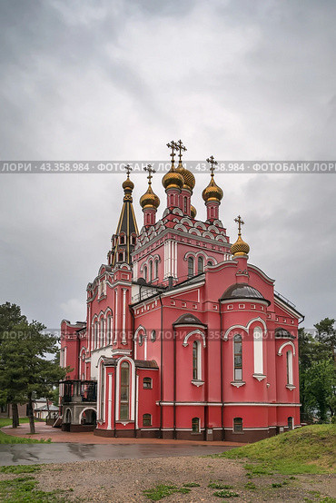 Church of Panteleimon, Kislovodsk, Russia (2021 год). Стоковое фото, фотограф Boris Breytman / Фотобанк Лори