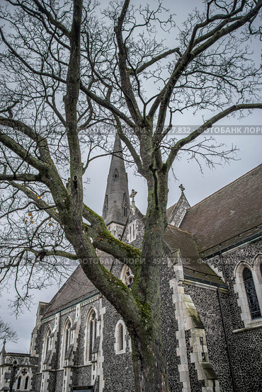 Church of St. Alban in Copenhagen. Denmark. Стоковое фото, агентство Ingram Publishing / Фотобанк Лори
