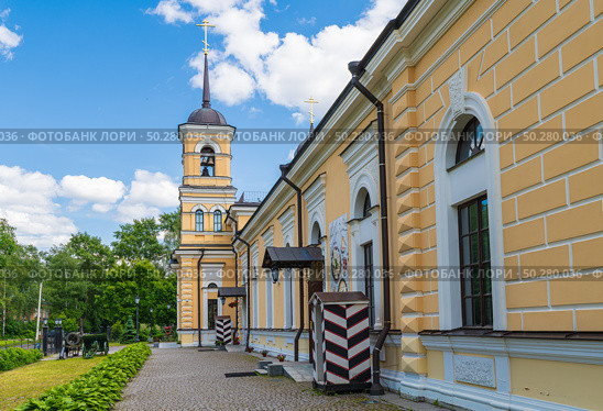 Church of St. Sergius of Radonezh in Pushkin, Saint Petersburg, Russia. Стоковое фото, фотограф Михаил Аккуратoв / Фотобанк Лори
