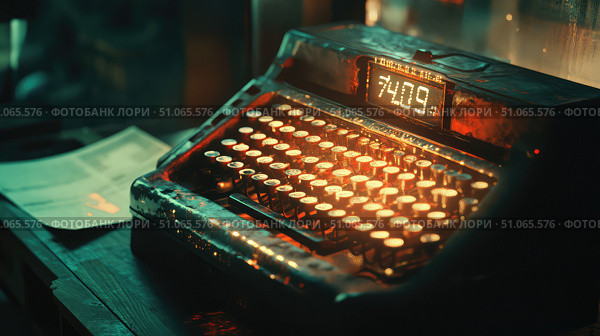 cipher flickering encrypted message ai generated. Стоковое AI-изображение, AI-художник Vectorwin / Фотобанк Лори