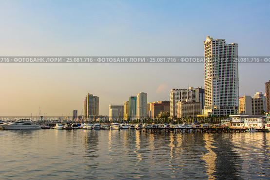 Cityscapy of Manila, Philippines. Стоковое фото, фотограф Ершов Максим / Фотобанк Лори