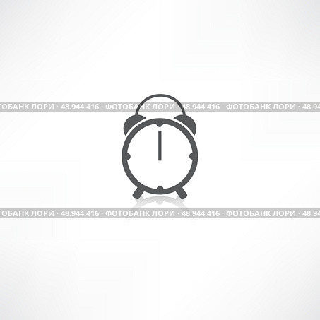 clock alarm icon. Стоковая иллюстрация, агентство Ingram Publishing / Фотобанк Лори