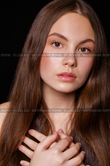 Close up Make up fashion model. Стоковое фото, фотограф Андрей Аркуша / Фотобанк Лори