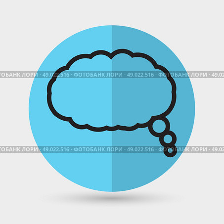 cloud Speech icon. Стоковая иллюстрация, агентство Ingram Publishing / Фотобанк Лори