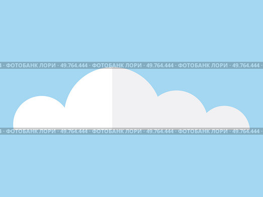 Cloud vector illustration. Heavenly clouds form tapestry, each cumulus adding to natural cloudscape The skys canvas transforms as cumulus clouds weave story changing seasons. Cloud. Cloud metaphors reflect ethereal beauty environment around us. Стоковая иллюстрация, агентство Ingram Publishing / Фотобанк Лори