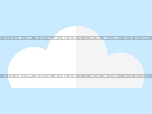 Cloud vector illustration. The skys canvas transforms as cumulus clouds weave story changing seasons Cloudy weather adds air mystery, veiling high sky in atmospheric beauty. Cloud. Fluffy clouds cascade, forming heavenly waterfall in vast expanse sky. Стоковая иллюстрация, агентство Ingram Publishing / Фотобанк Лори