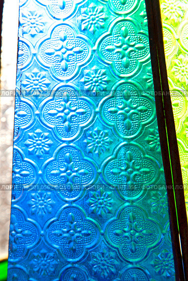 colorated glass and sun in morocco africa window and light. Стоковое фото, агентство Ingram Publishing / Фотобанк Лори