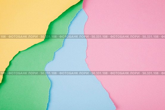 colorful bright papers ragged edges. High resolution photo. colorful bright papers ragged edges. High quality photo. Стоковое фото, агентство Ingram Publishing / Фотобанк Лори