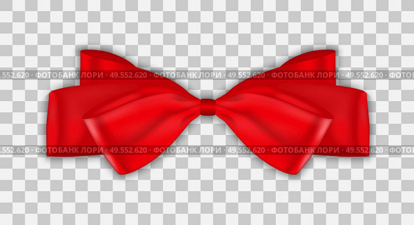 Colorful naturalistic 3D beautifully knotted bow on transparent background. Vector Illustration. EPS10. Colorful naturalistic 3D beautifully knotted bow on transparent background. Vector Illustration. Стоковая иллюстрация, агентство Ingram Publishing / Фотобанк Лори
