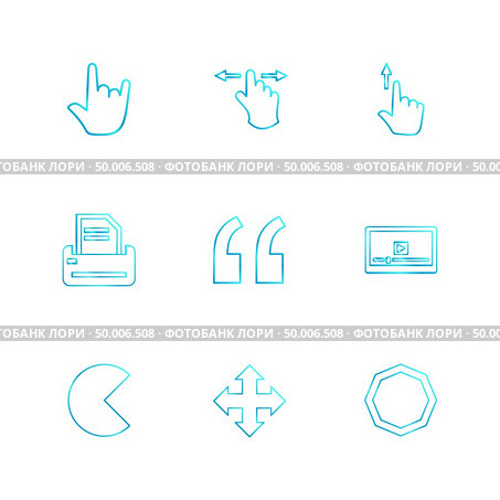 commas  , dot , slash , hands , pointer , arrows , directions , signs , ui , user  interface , technology , code , programming , icon, vector, design,  flat,  collection, style, creative,  icons. Стоковая иллюстрация, агентство Ingram Publishing / Фотобанк Лори