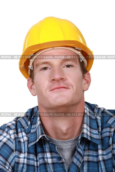 Contented tradesman. Стоковое фото, агентство Ingram Publishing / Фотобанк Лори