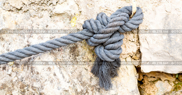 cord rope nautical cable like strong connection concept background . Стоковое фото, агентство Ingram Publishing / Фотобанк Лори